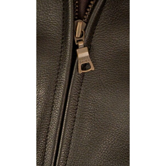 Vintage Eddie Bauer Womens XXL 2XL Stine Black Leather Legend Classic Jacket EUC - Picture 4 of 7
